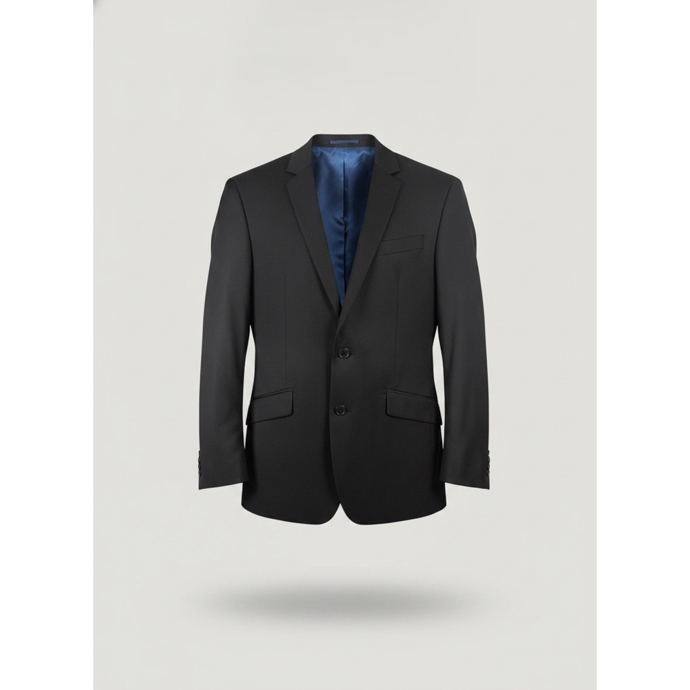 Billy London UK Mens Blazer Black 2 Button Sport Coat Jacket 40L
